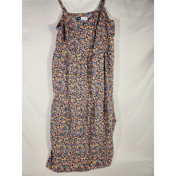 Old Navy Womens Plus Dress Ditsy Floral Tiered Boho Fairycore Beach Resort 2X - Picture 1 of 5